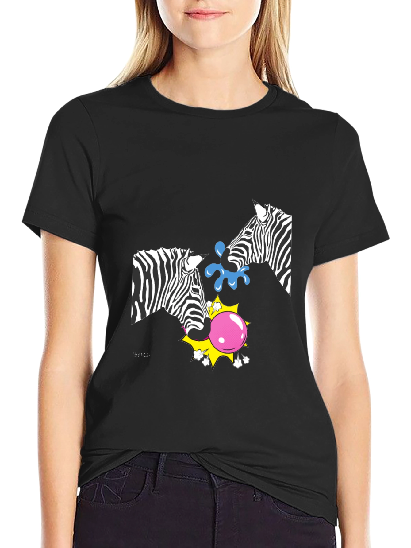 Zebra Bubblegum T-Shirt