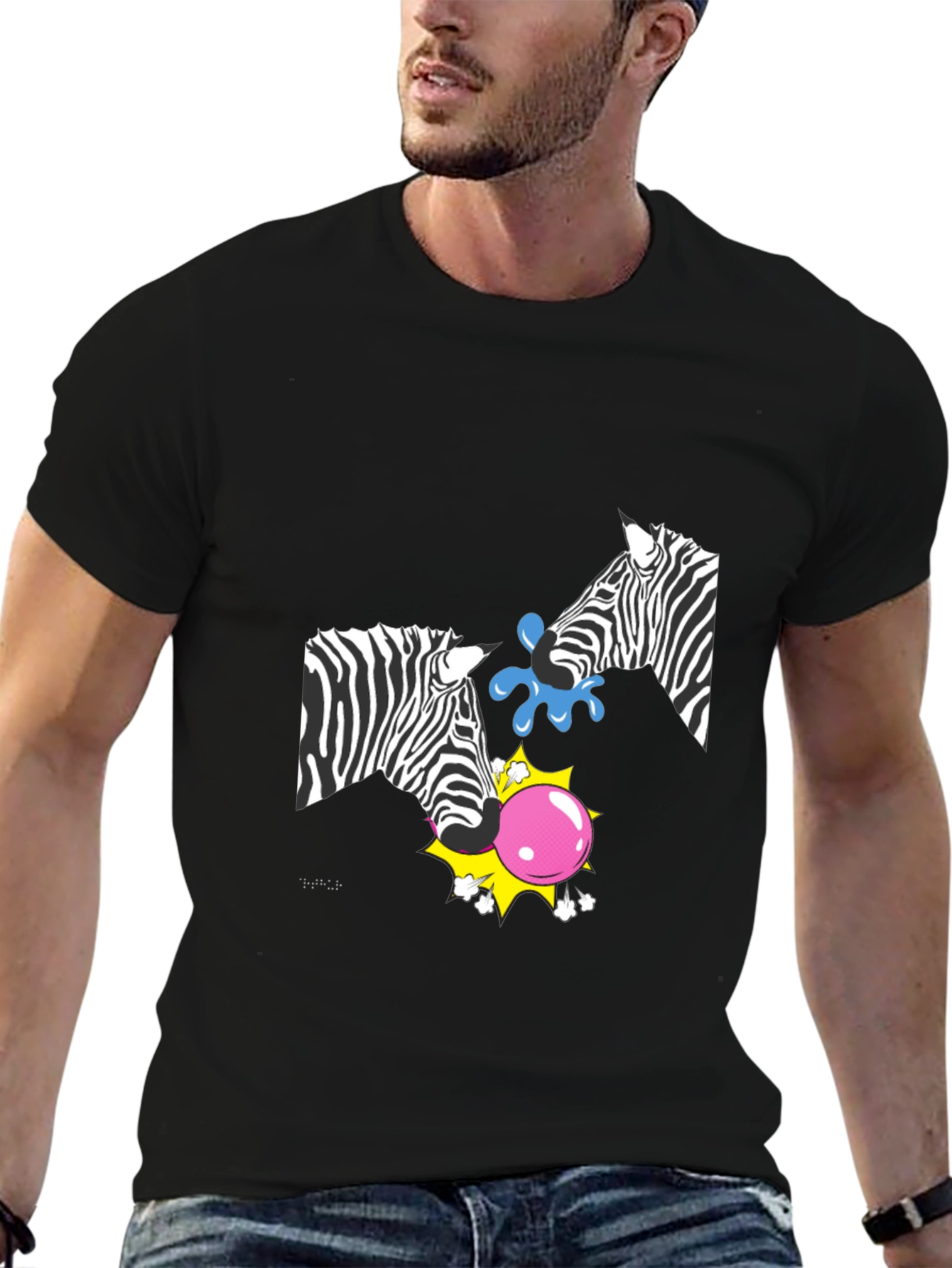 Zebra Bubblegum T-Shirt