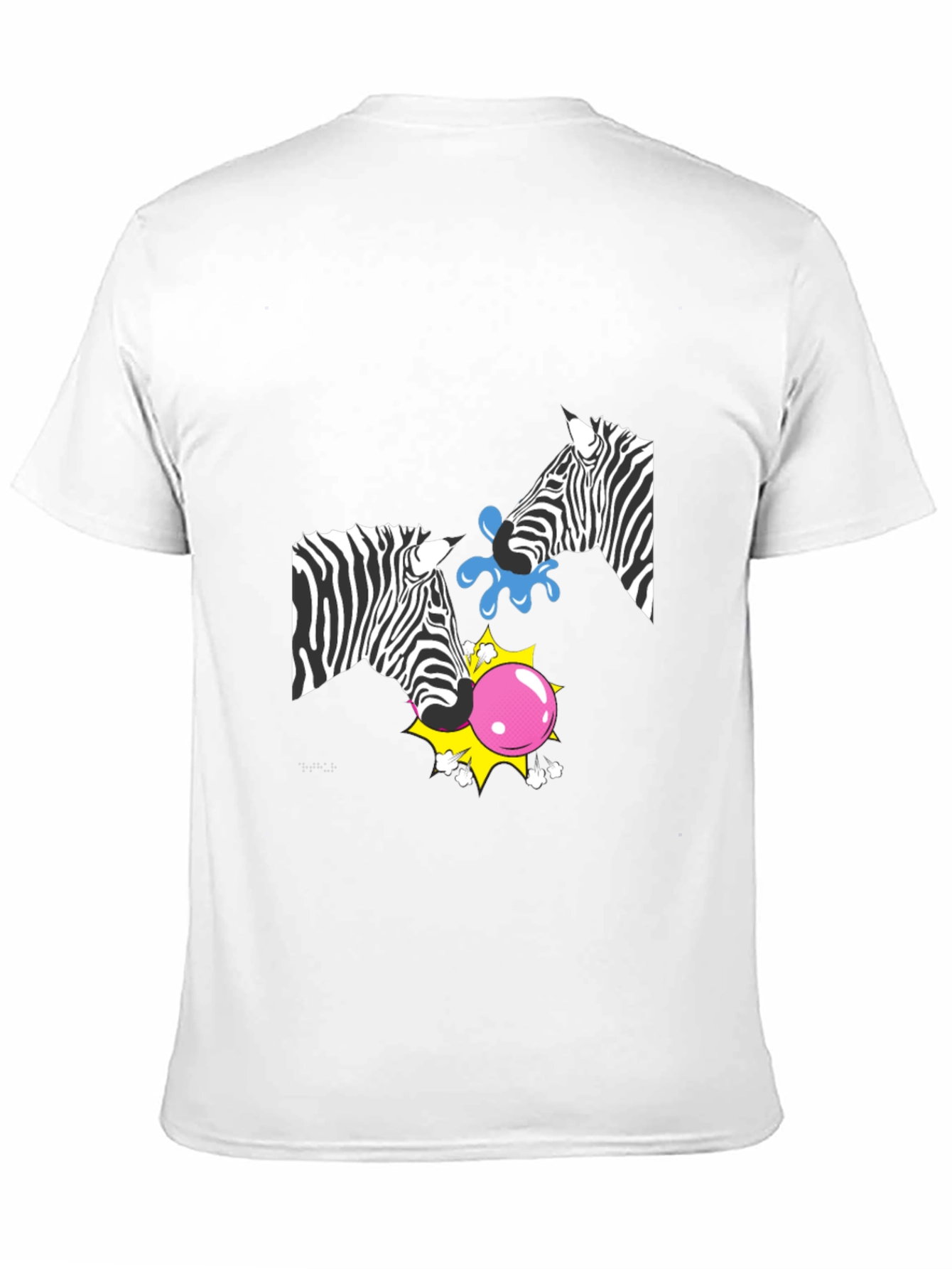Zebra Bubblegum T-Shirt