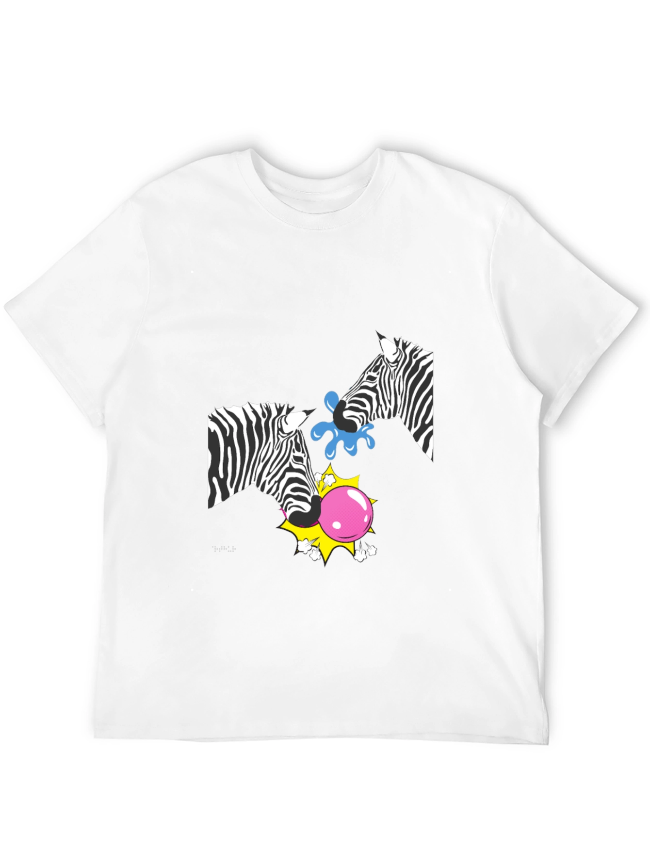 Zebra Bubblegum T-Shirt