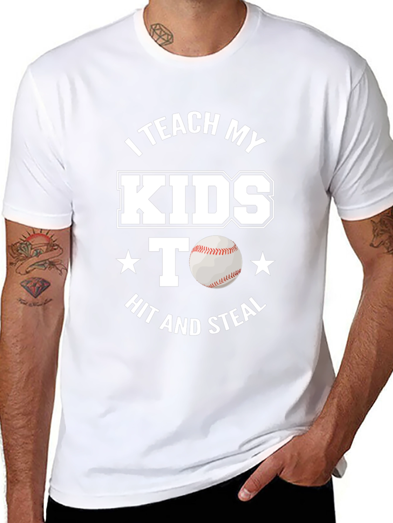 I Teach My Kids Baseball T-Shirt