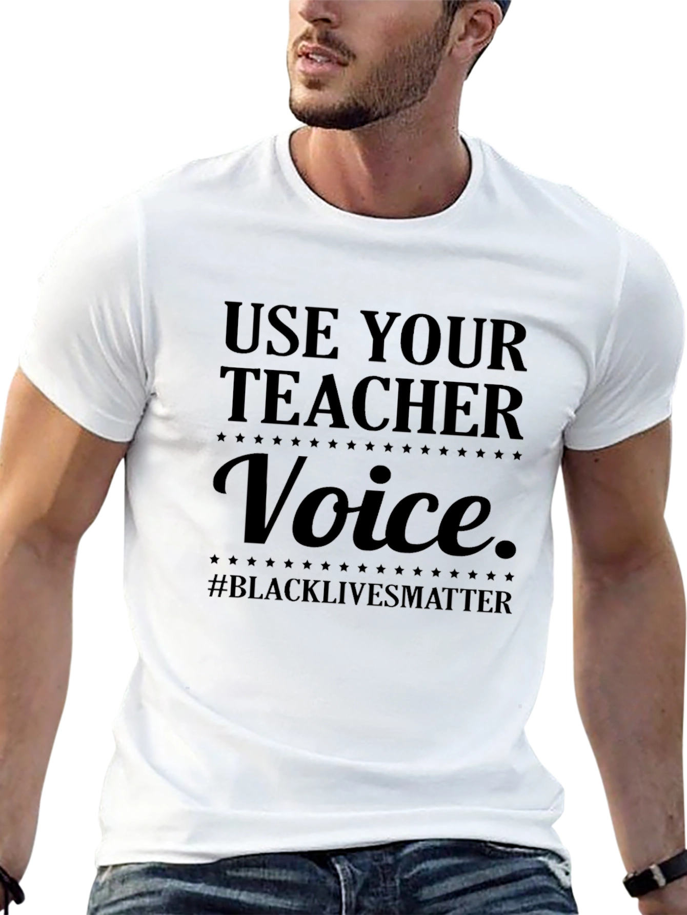 Use Your Teacher Voice Black Lives Matter T-Shirt