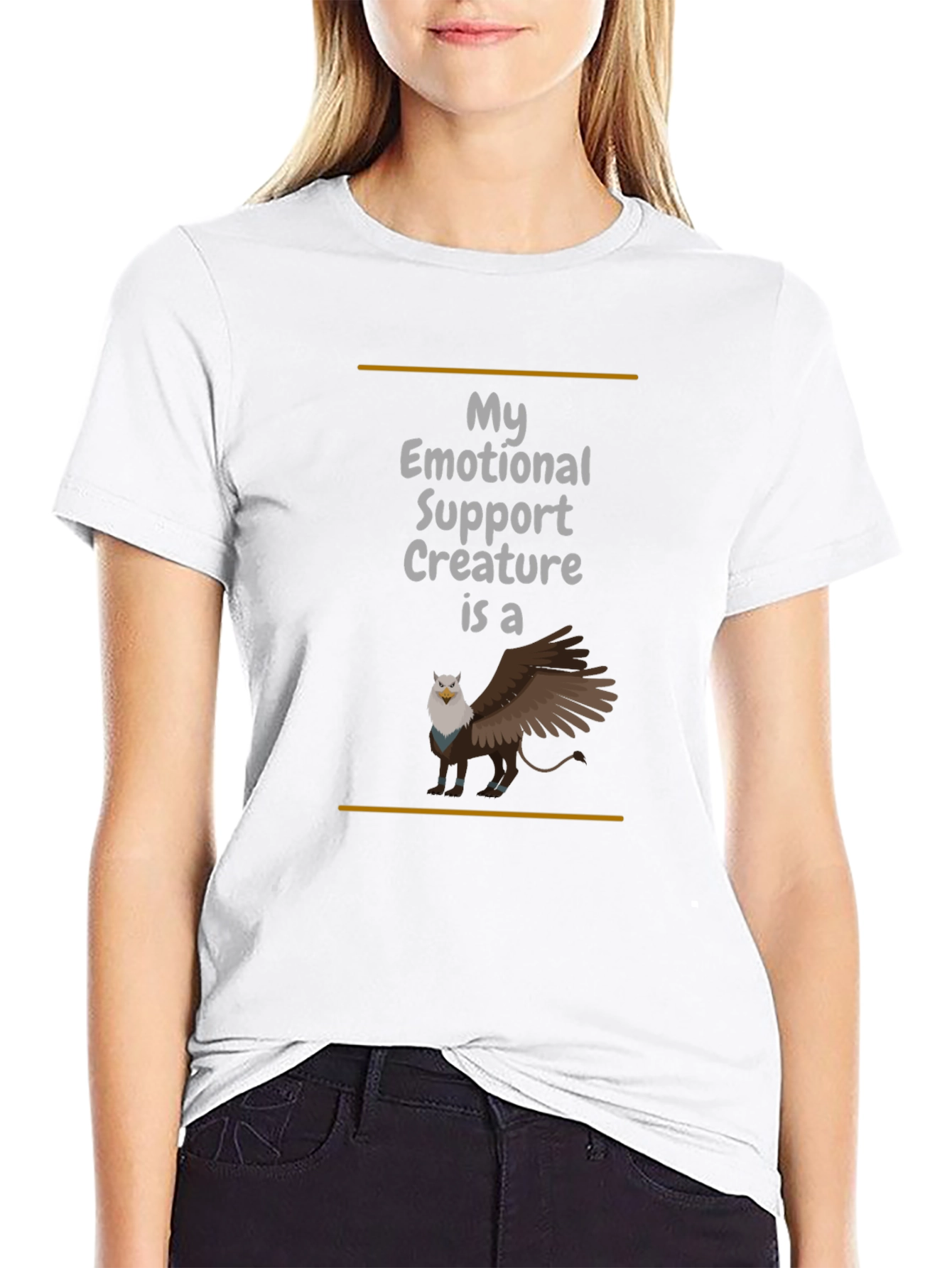Emotional Support Creature Gryphon T-Shirt