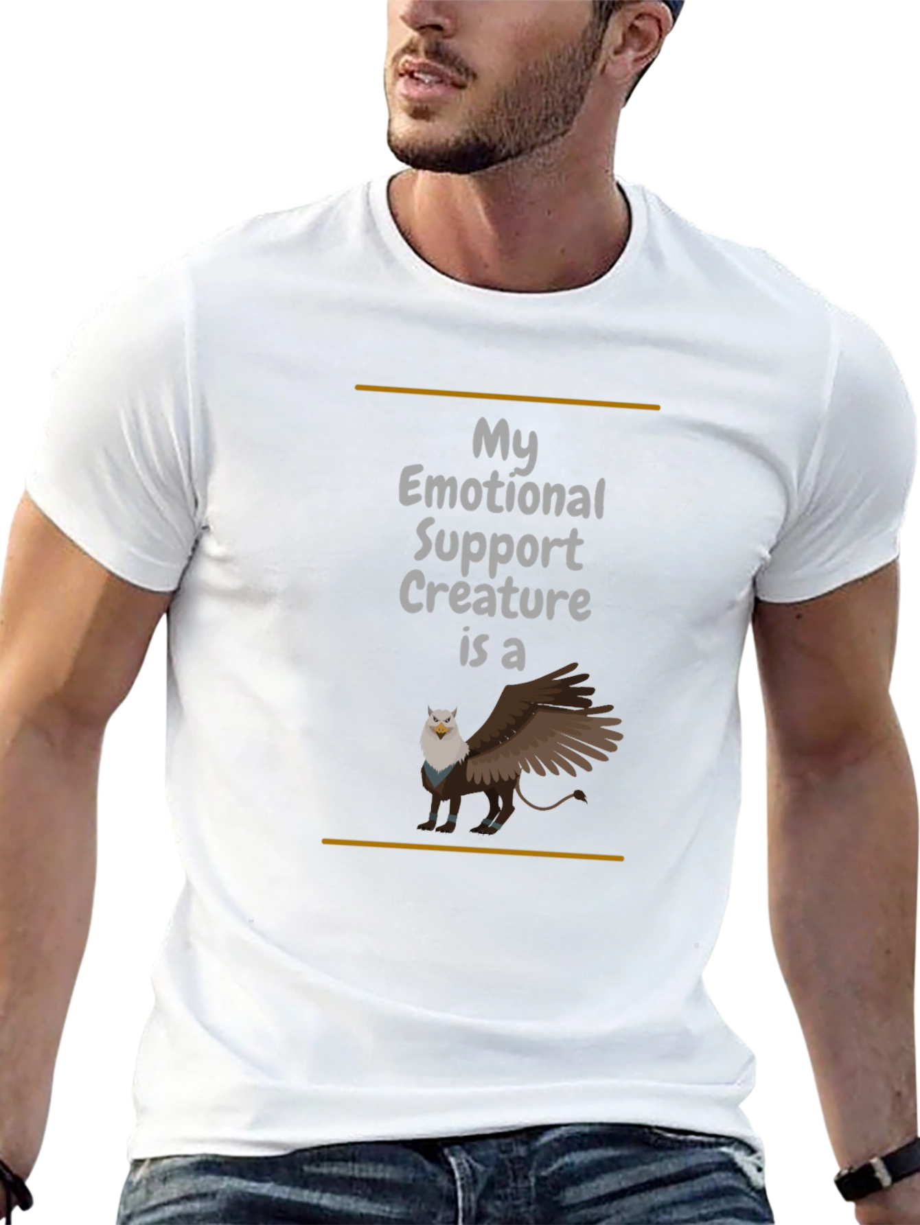 Emotional Support Creature Gryphon T-Shirt