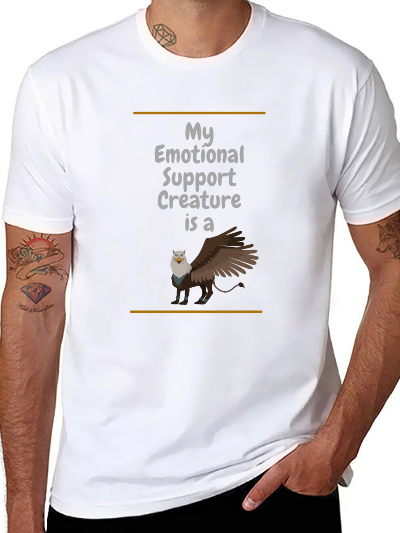 Emotional Support Creature Gryphon T-Shirt