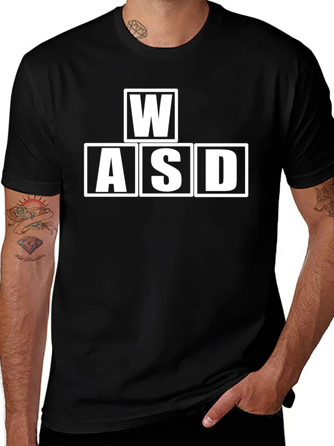 WASD Gaming T-Shirt - Black