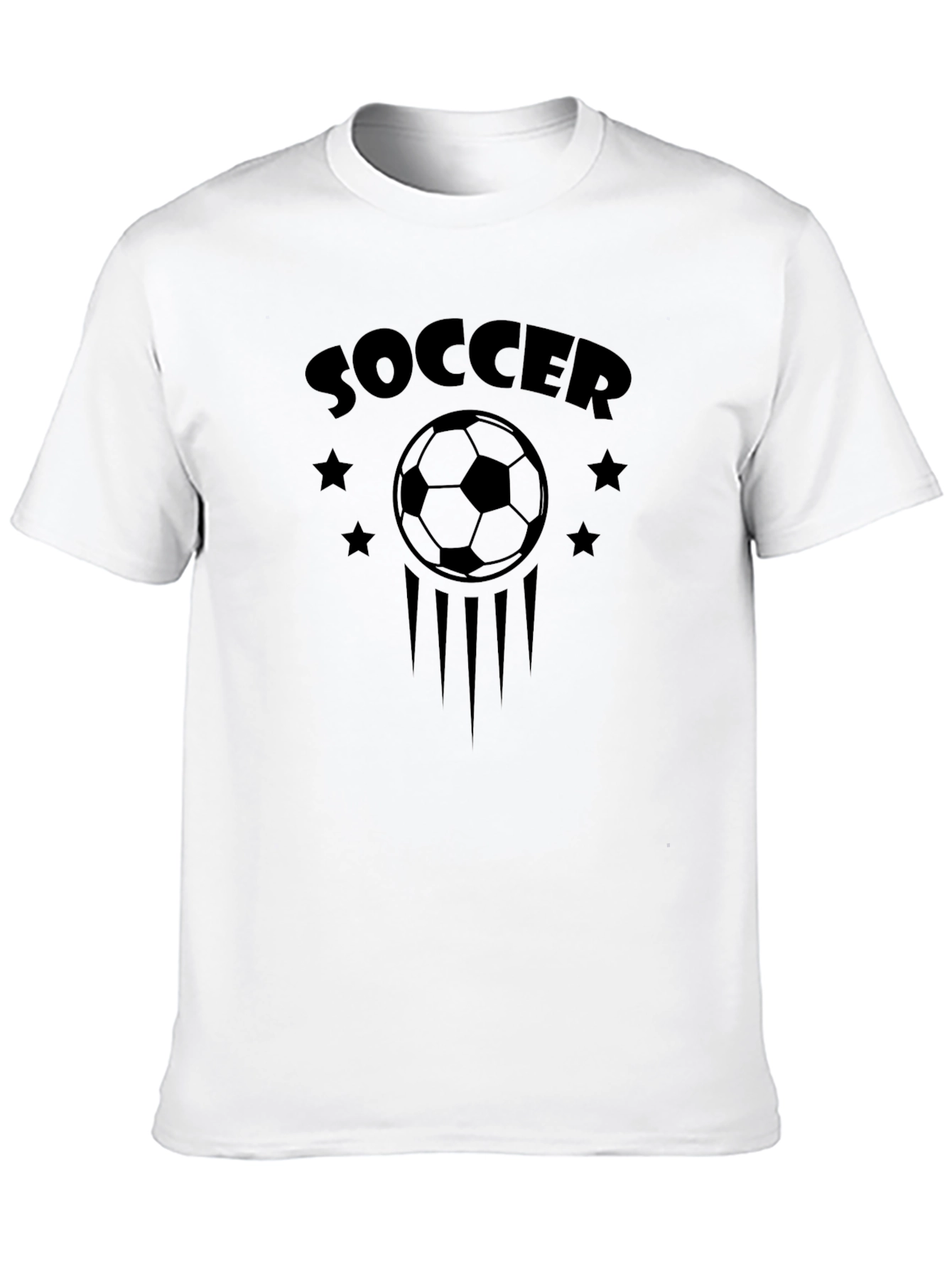 Soccer Graphic T-Shirt - Black