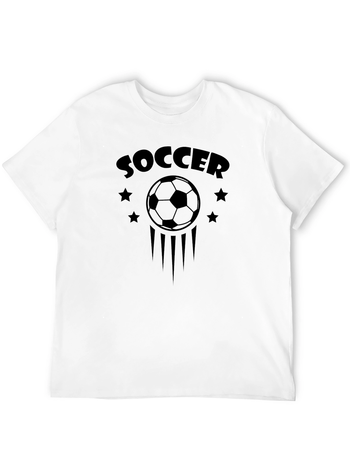 Soccer Graphic T-Shirt - Black
