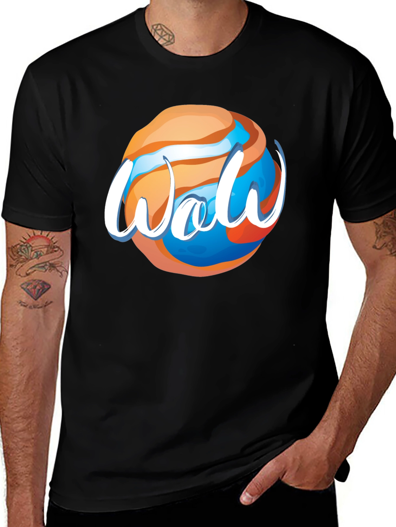 Wow Graphic T-Shirt - Stylish Design