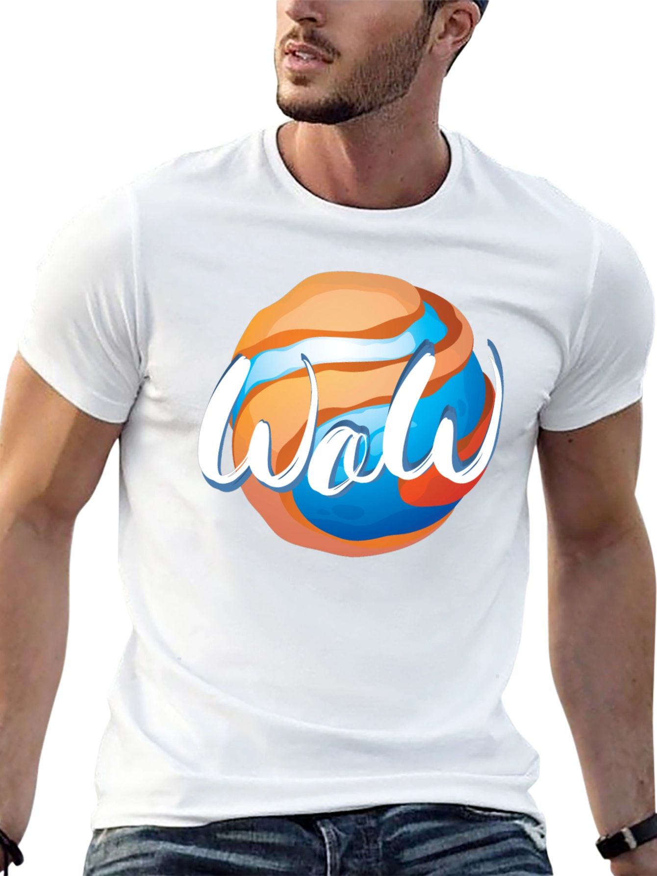 Wow Graphic T-Shirt - Stylish Design