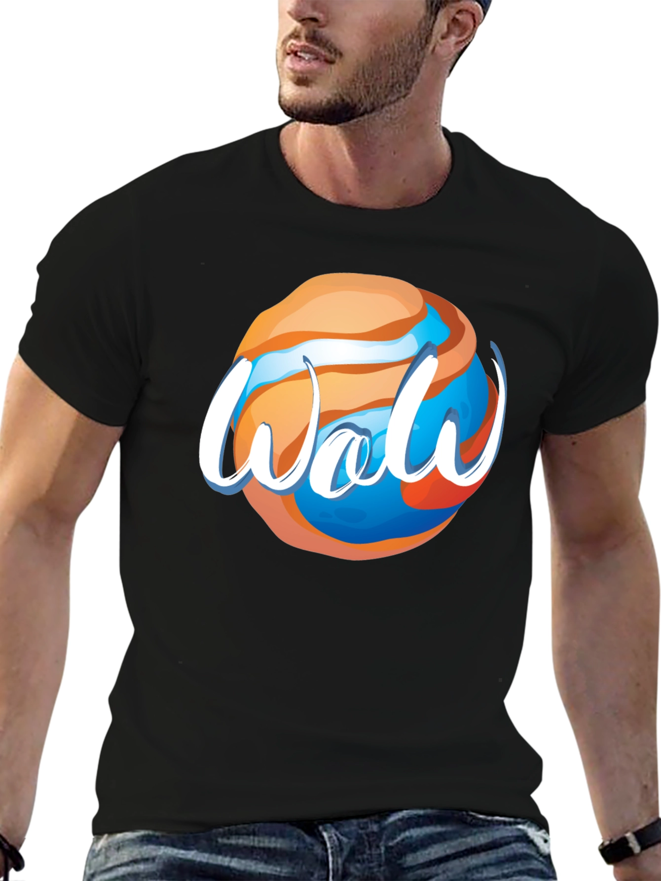 Wow Graphic T-Shirt - Stylish Design