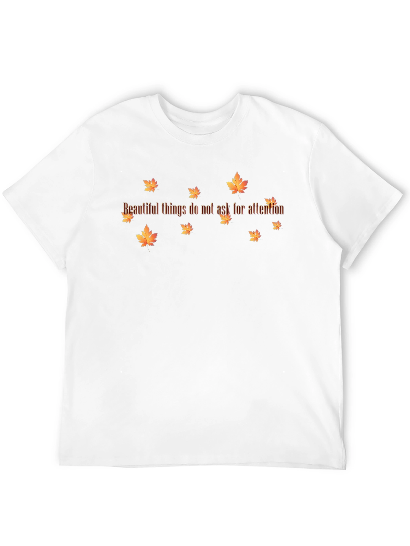 Fall Leaves Graphic T-Shirt: Beautiful Attention