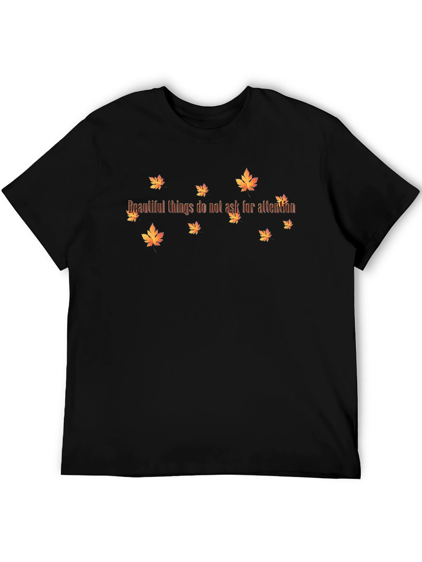 Fall Leaves Graphic T-Shirt: Beautiful Attention