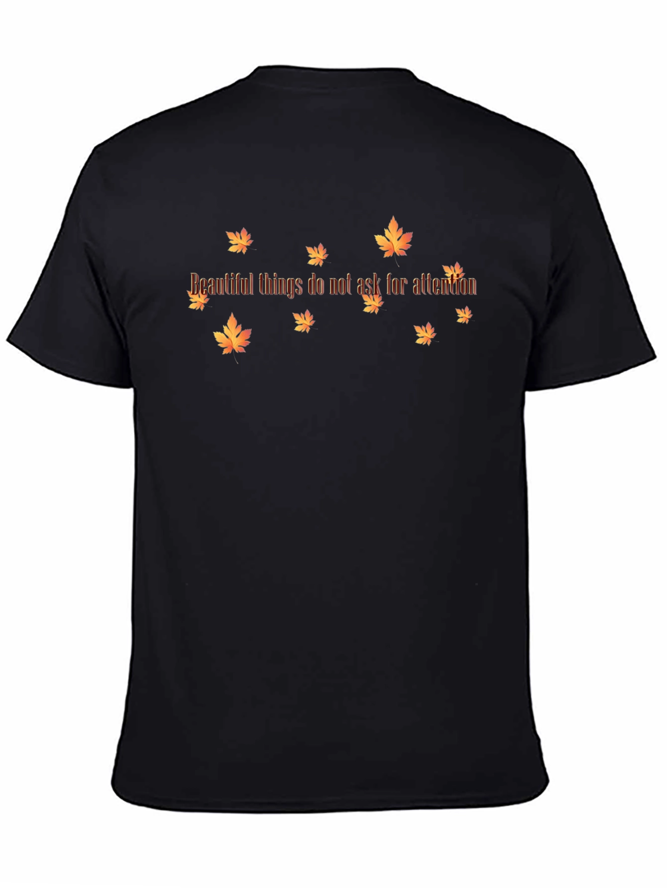 Fall Leaves Graphic T-Shirt: Beautiful Attention