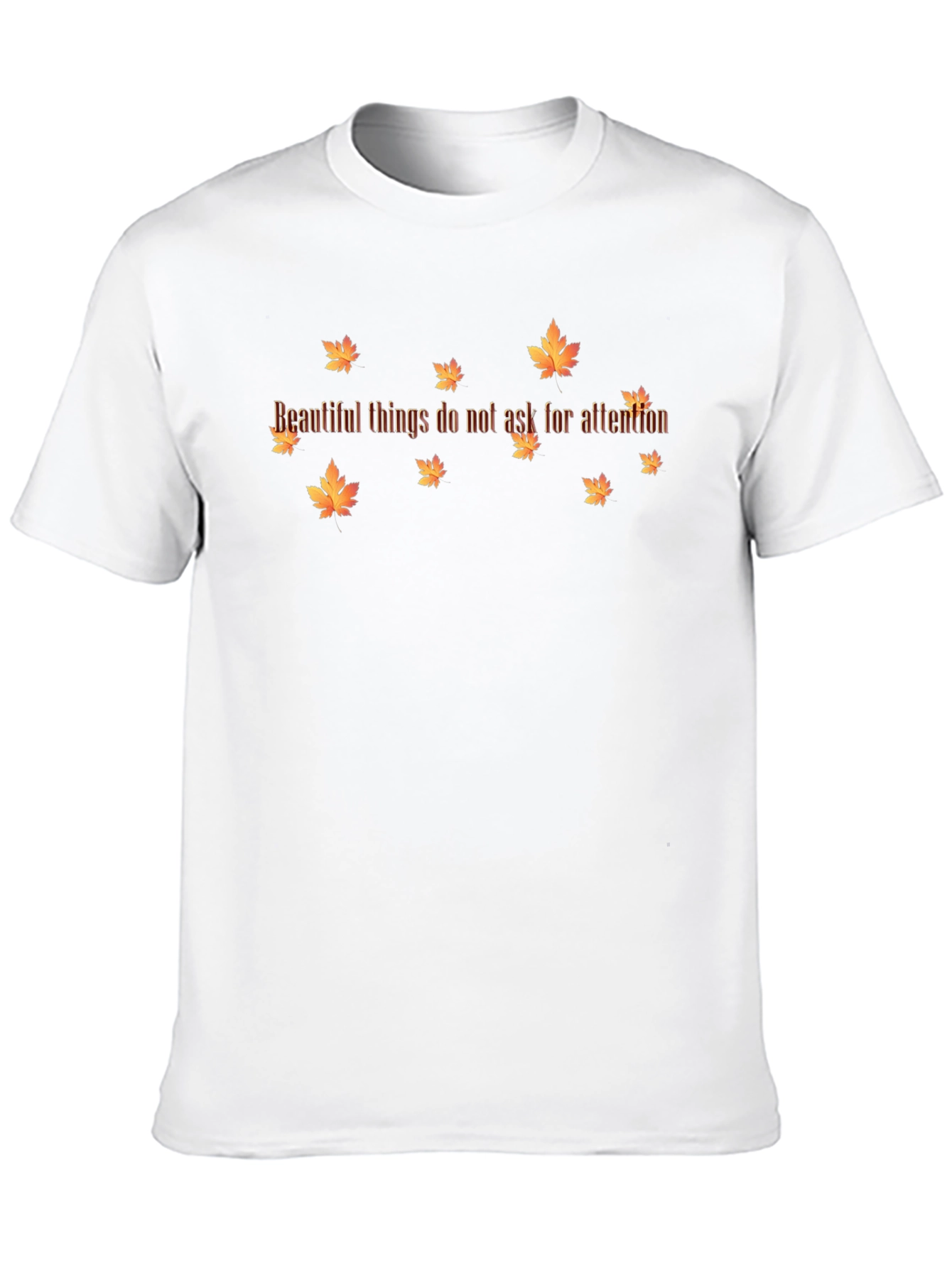 Fall Leaves Graphic T-Shirt: Beautiful Attention