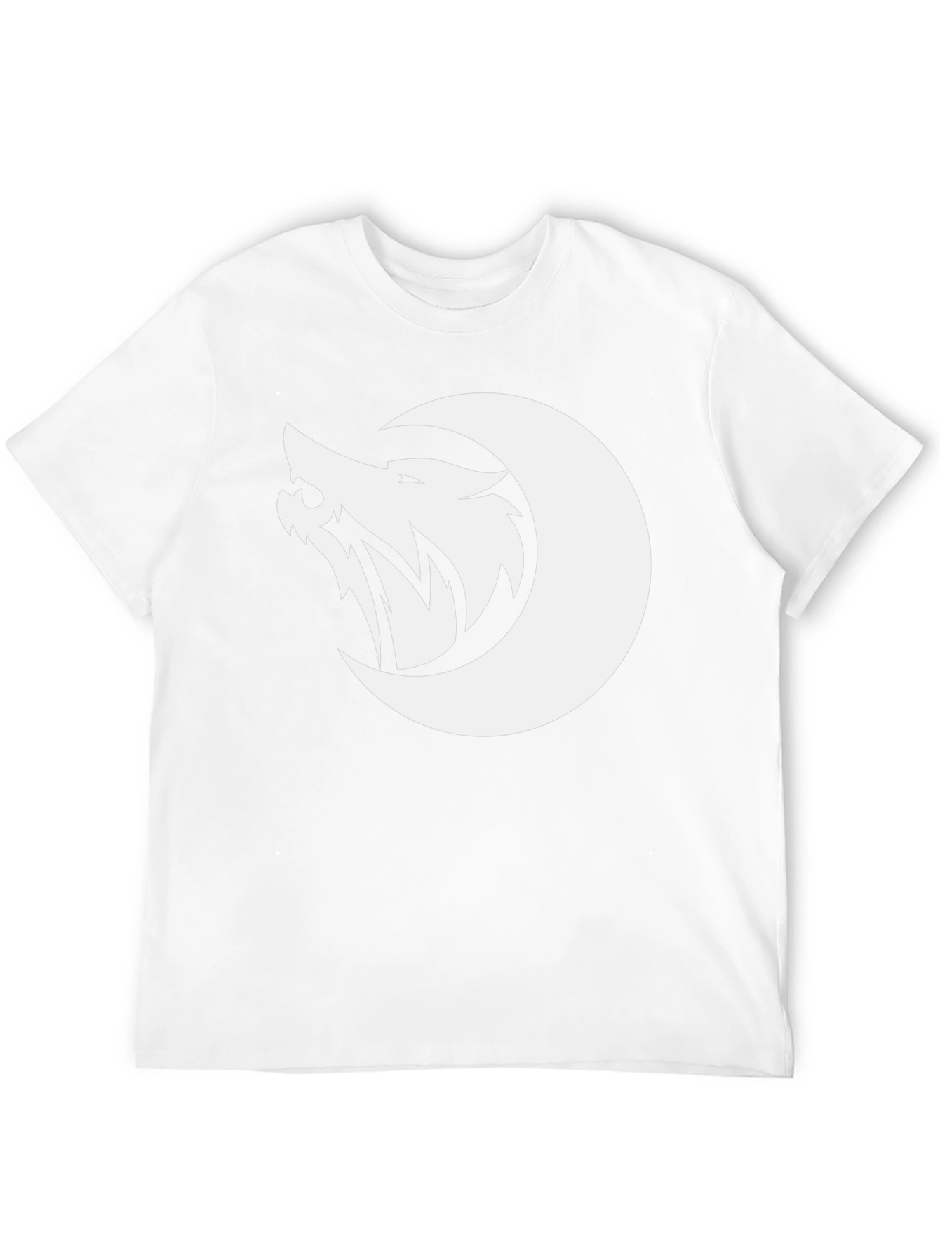 Wolf Moon Graphic T-Shirt - Black