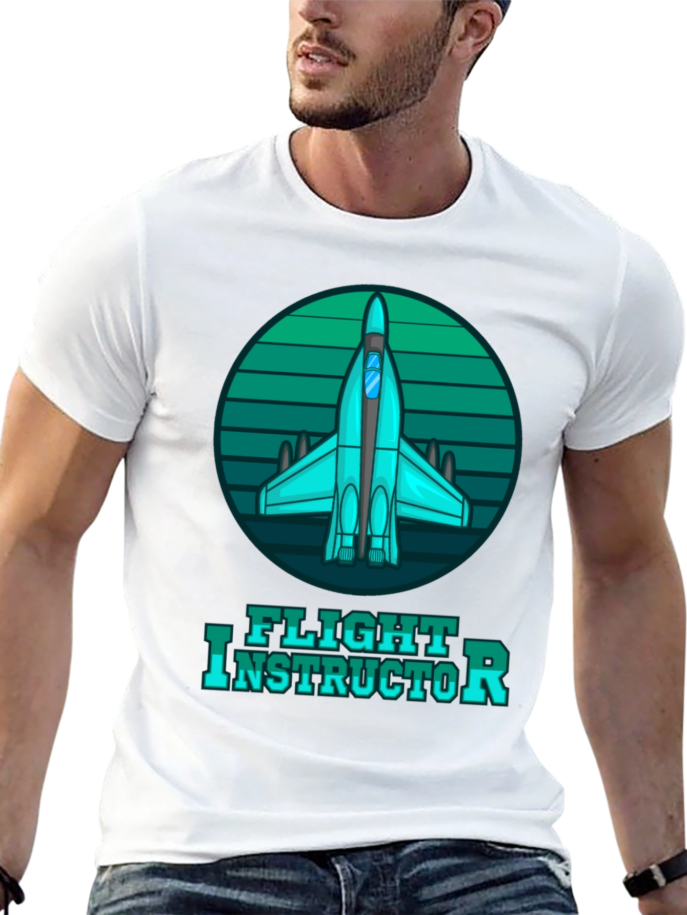 Flight Instructor Tee - Airplane Graphic T-Shirt