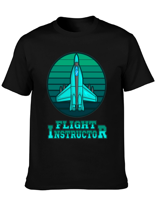 Flight Instructor Tee - Airplane Graphic T-Shirt