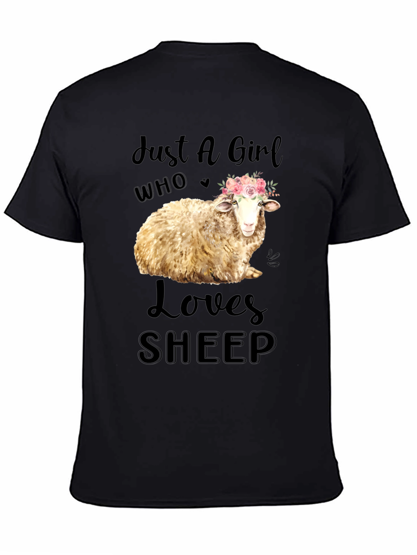 Just A Girl Who Loves Sheep T-Shirt