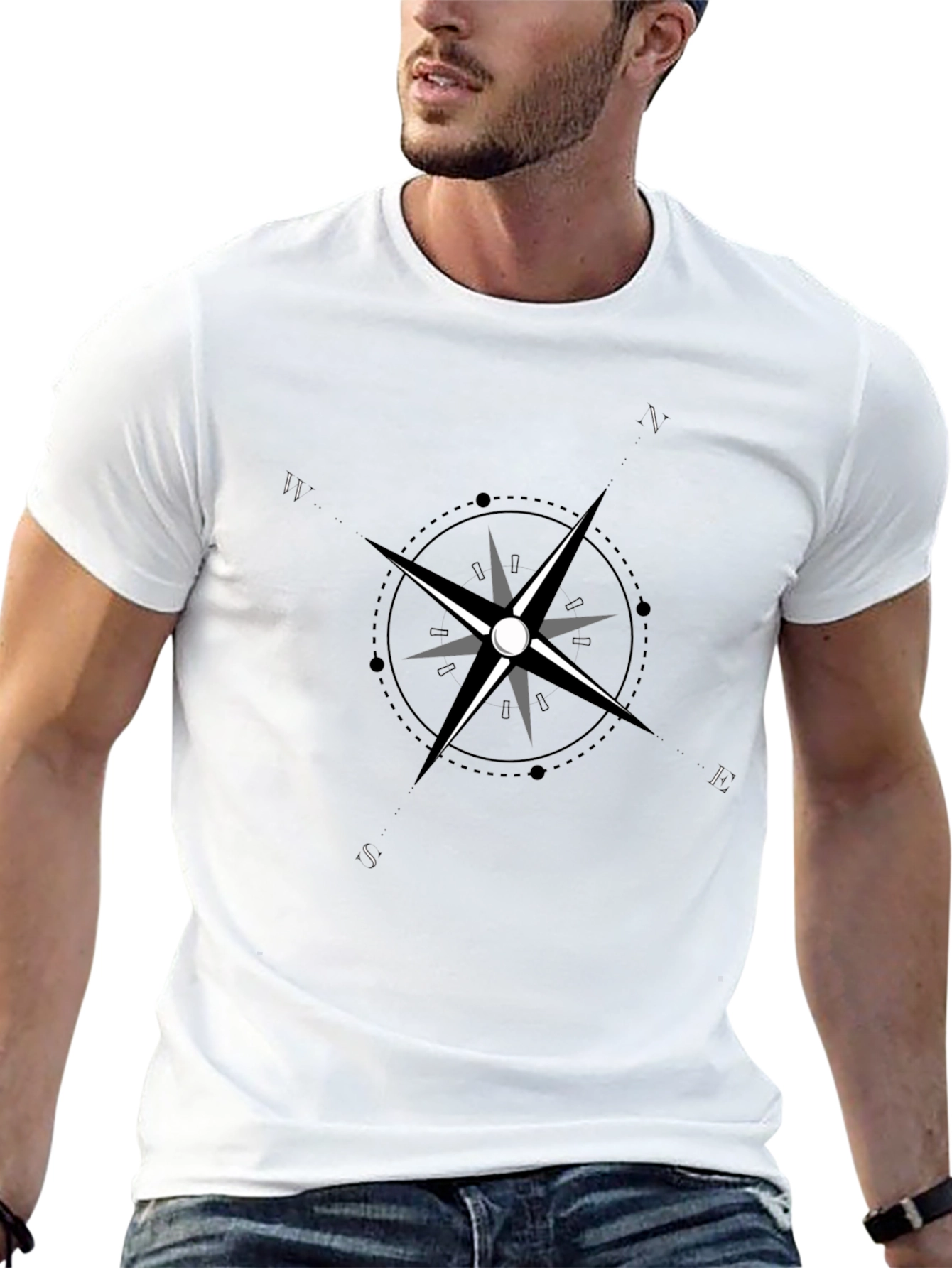 Black Compass Star T-Shirt