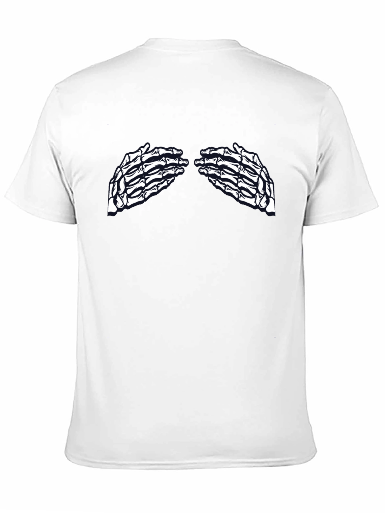 Skeleton Hands Graphic Tee - Unisex Black T-Shirt
