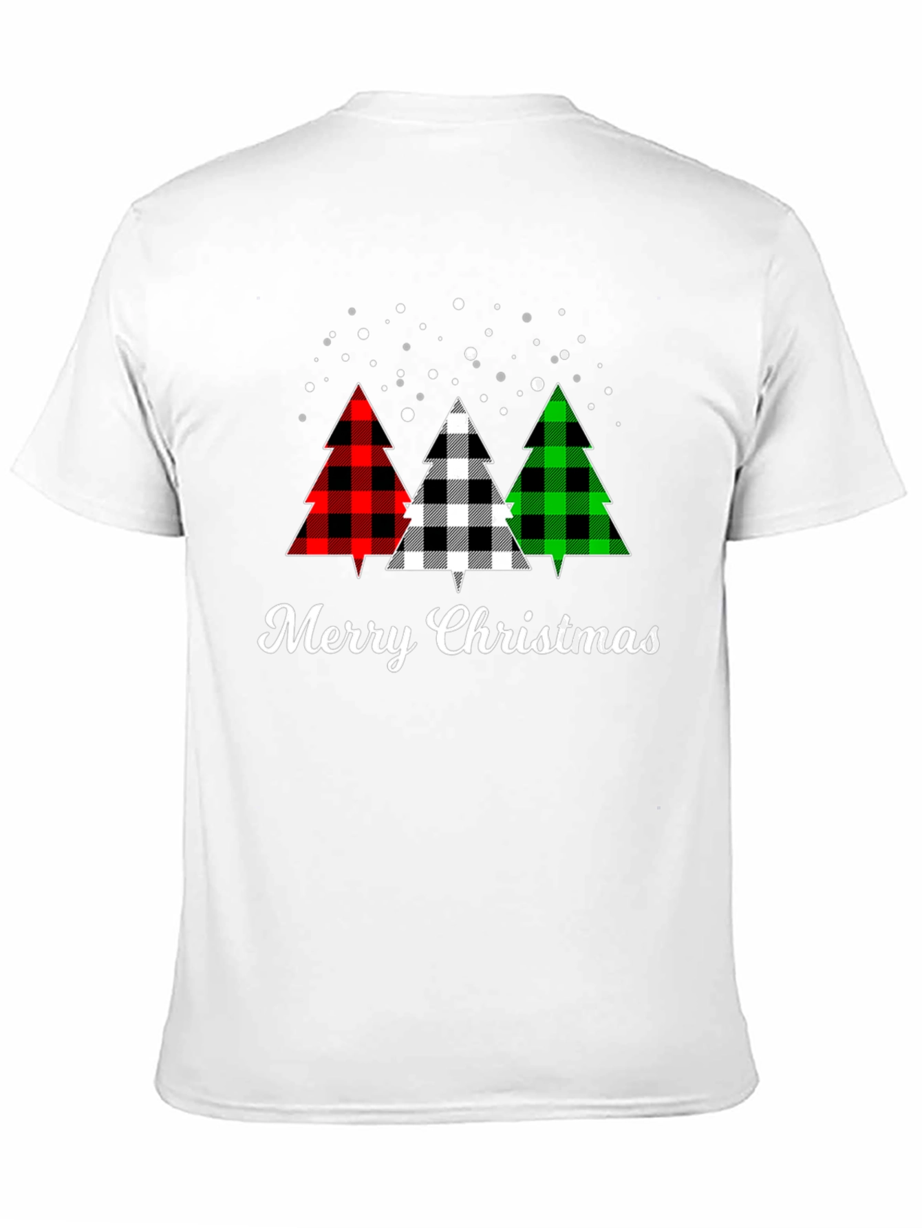 Merry Christmas Buffalo Plaid Tree T-Shirt