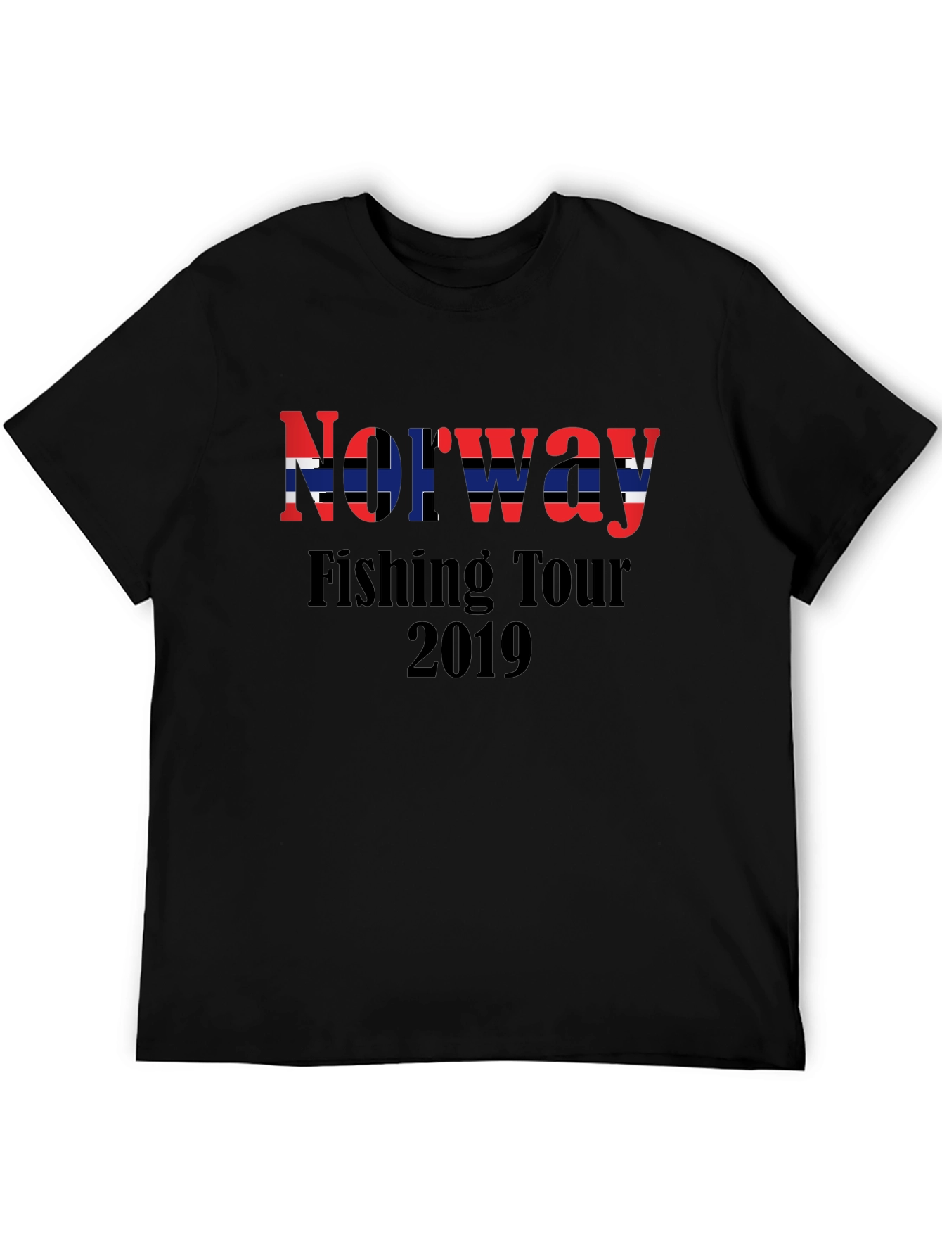 Norway Fishing Tour 2019 Black T-Shirt
