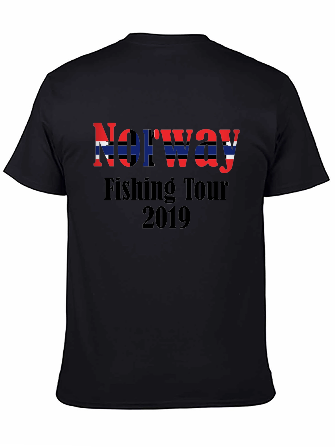 Norway Fishing Tour 2019 Black T-Shirt