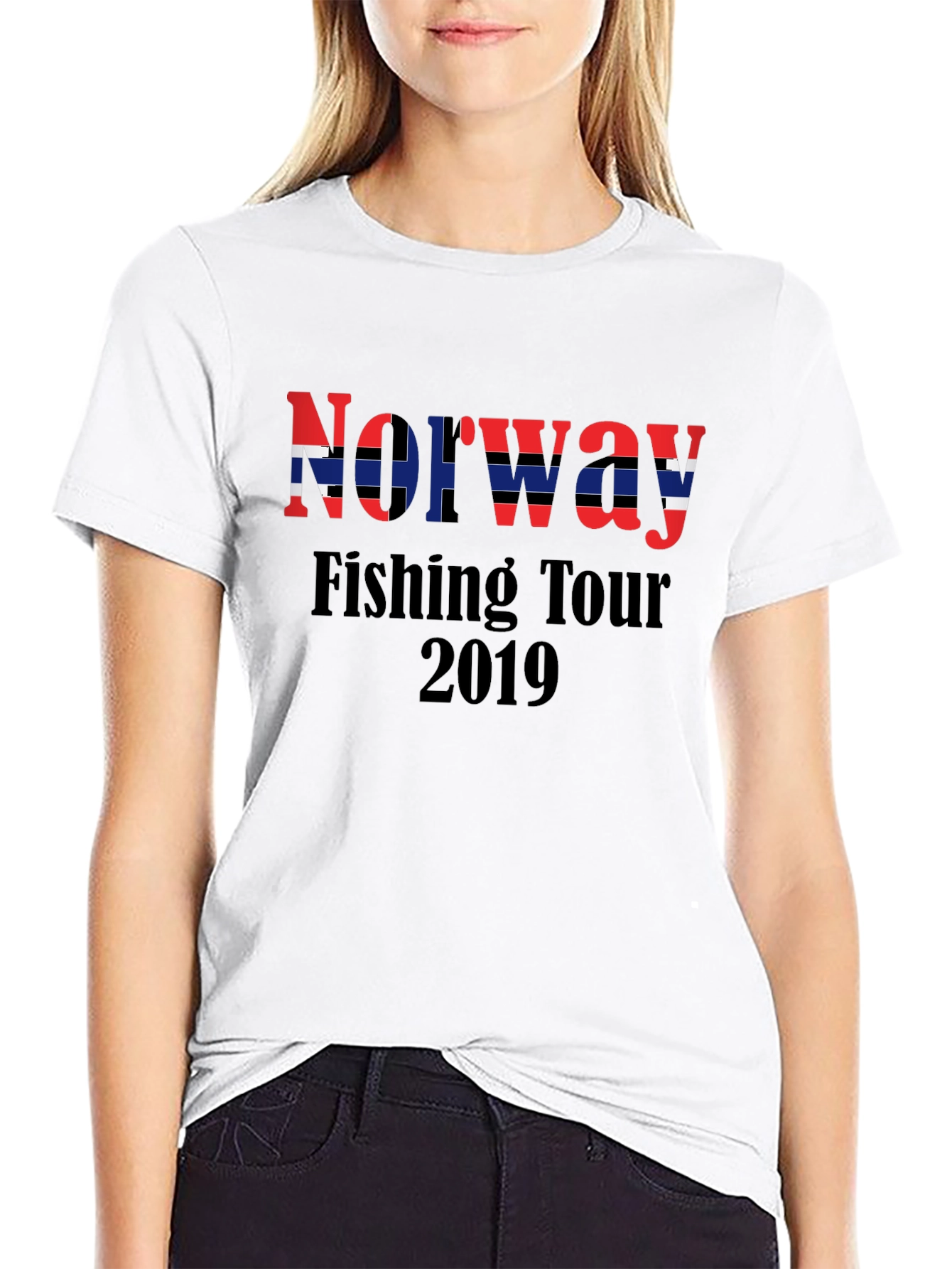 Norway Fishing Tour 2019 Black T-Shirt