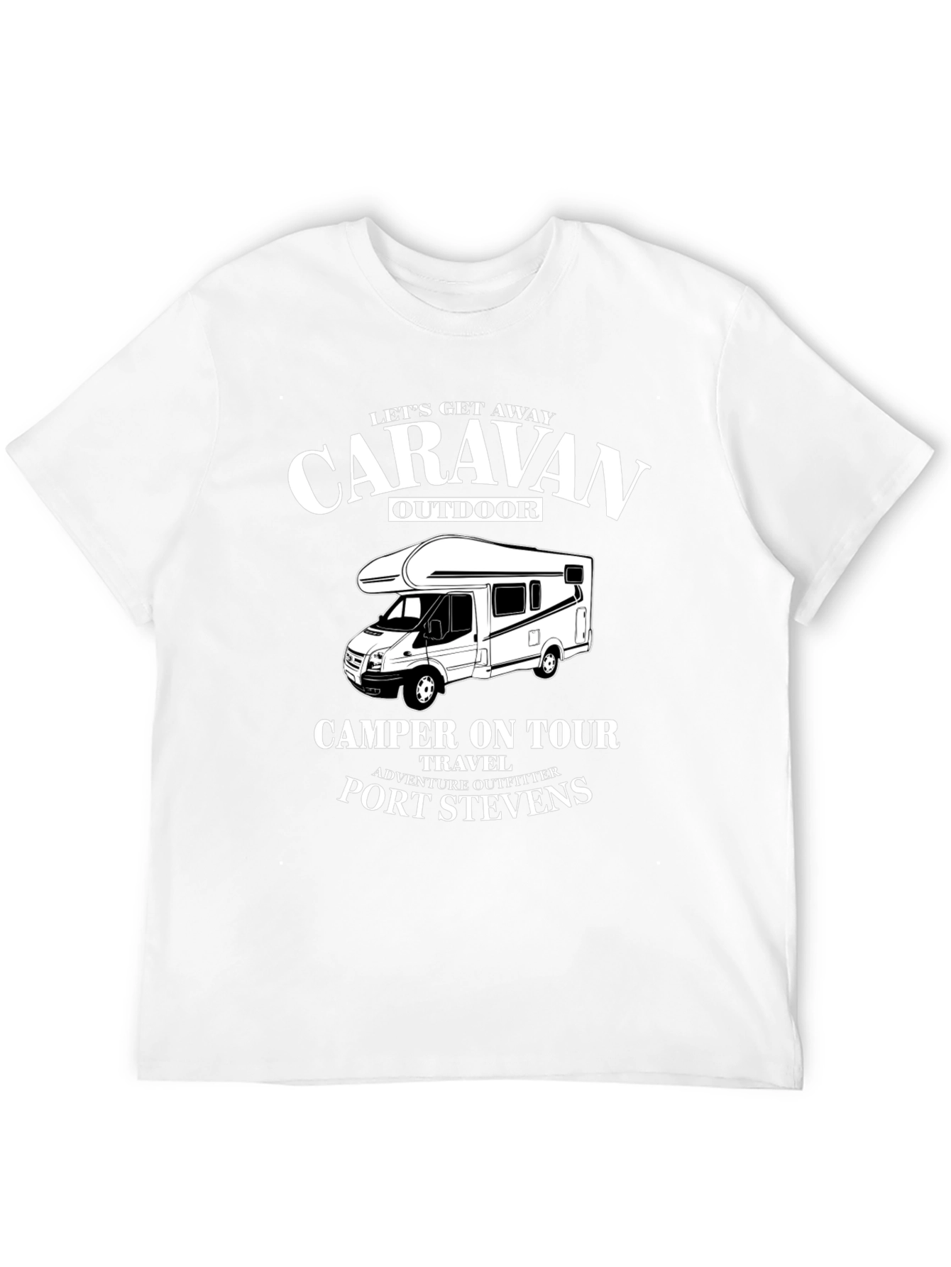 Caravan Outdoor Camper T-Shirt: Port Stevens Adventure