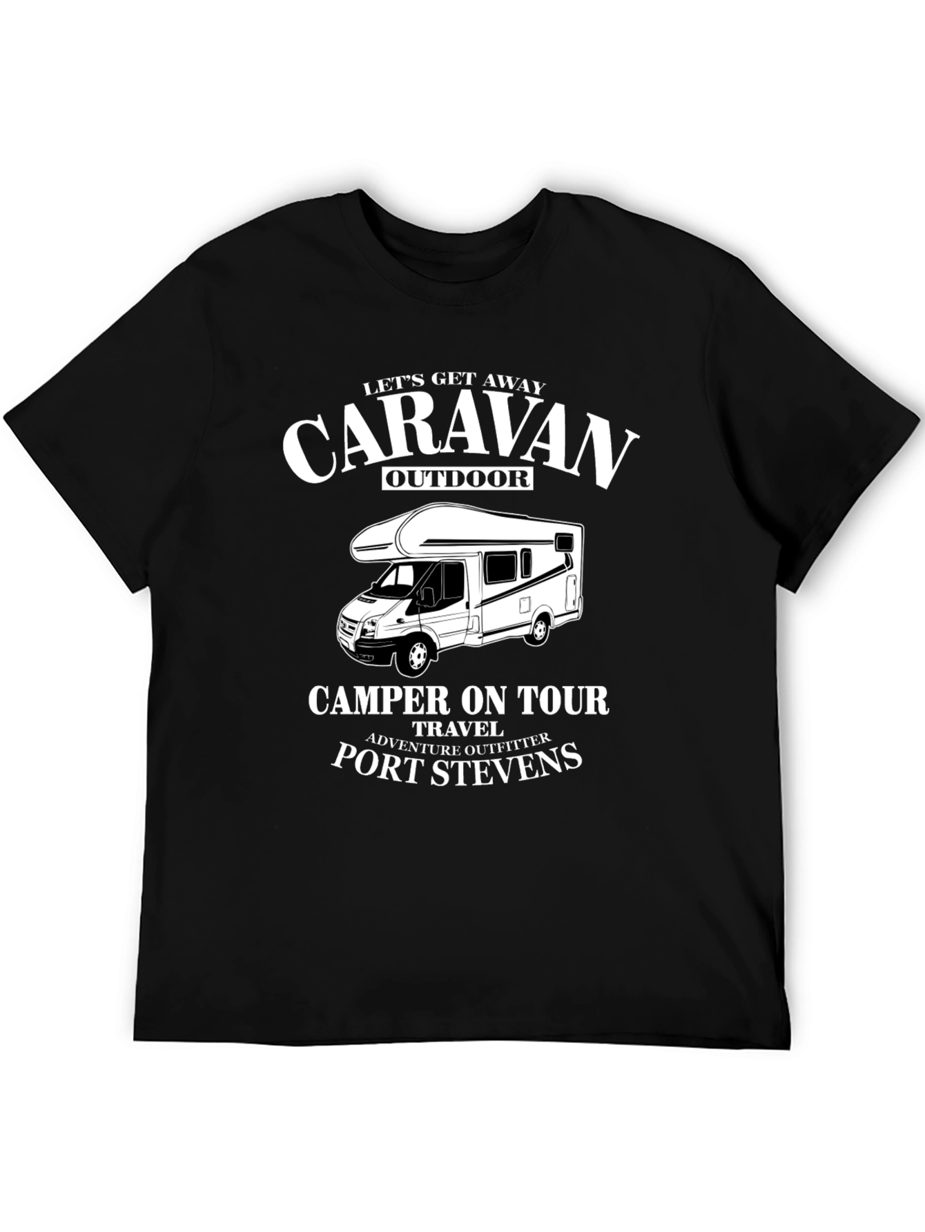 Caravan Outdoor Camper T-Shirt: Port Stevens Adventure