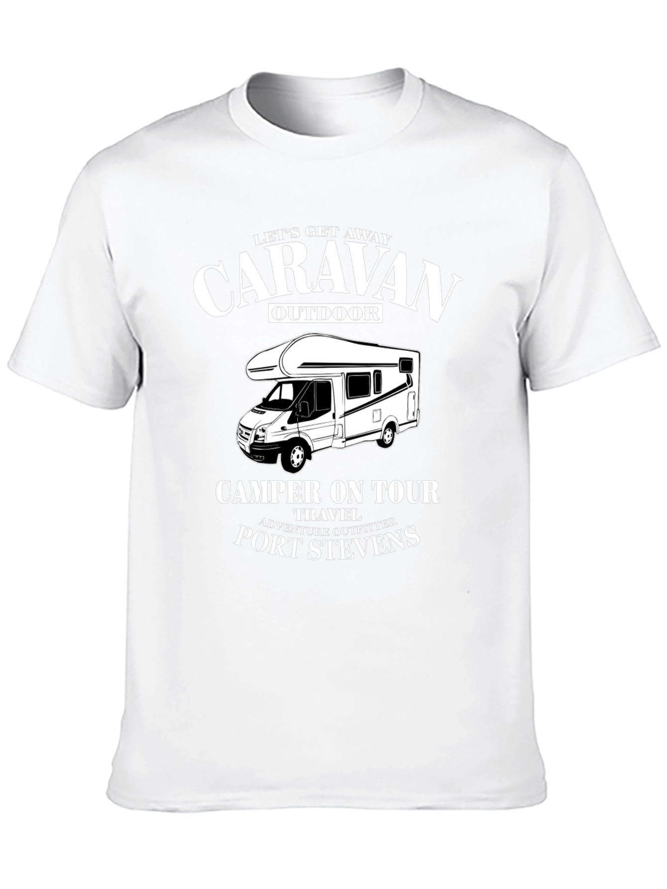 Caravan Outdoor Camper T-Shirt: Port Stevens Adventure