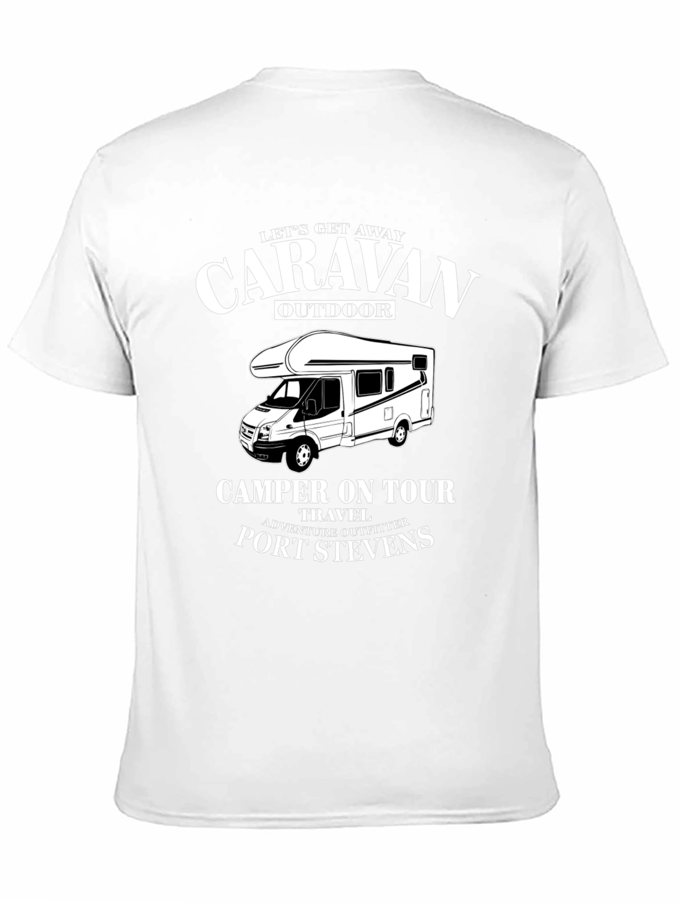 Caravan Outdoor Camper T-Shirt: Port Stevens Adventure