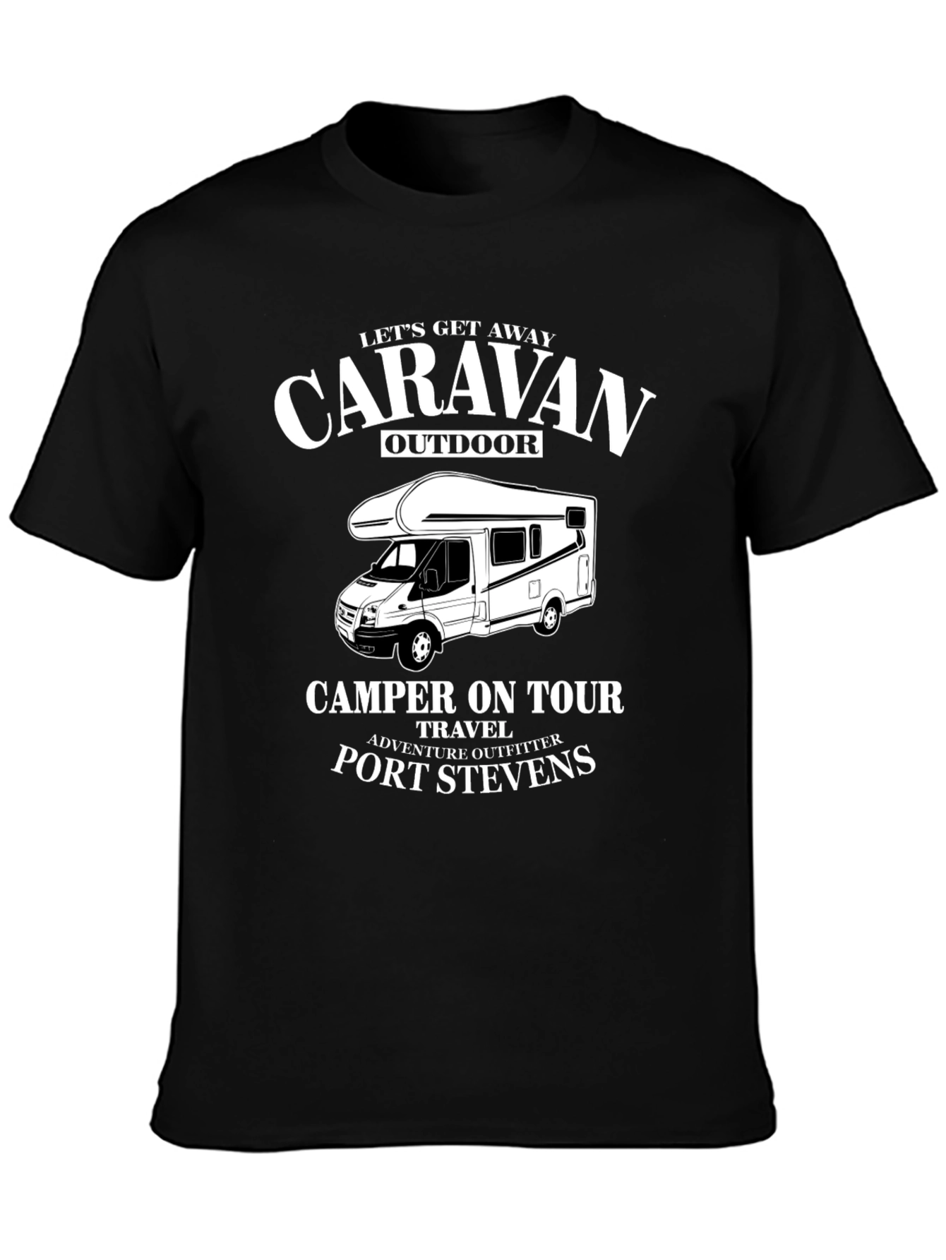 Caravan Outdoor Camper T-Shirt: Port Stevens Adventure