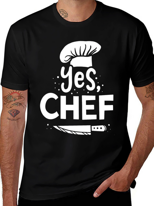 Yes Chef T-Shirt - Culinary Humor