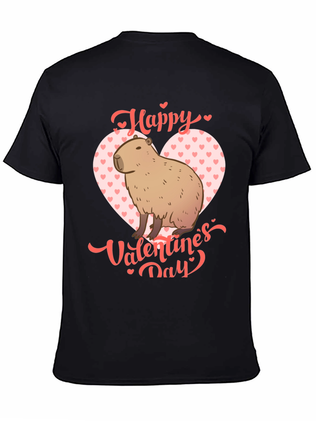 Happy Valentines Day Capybara T-Shirt