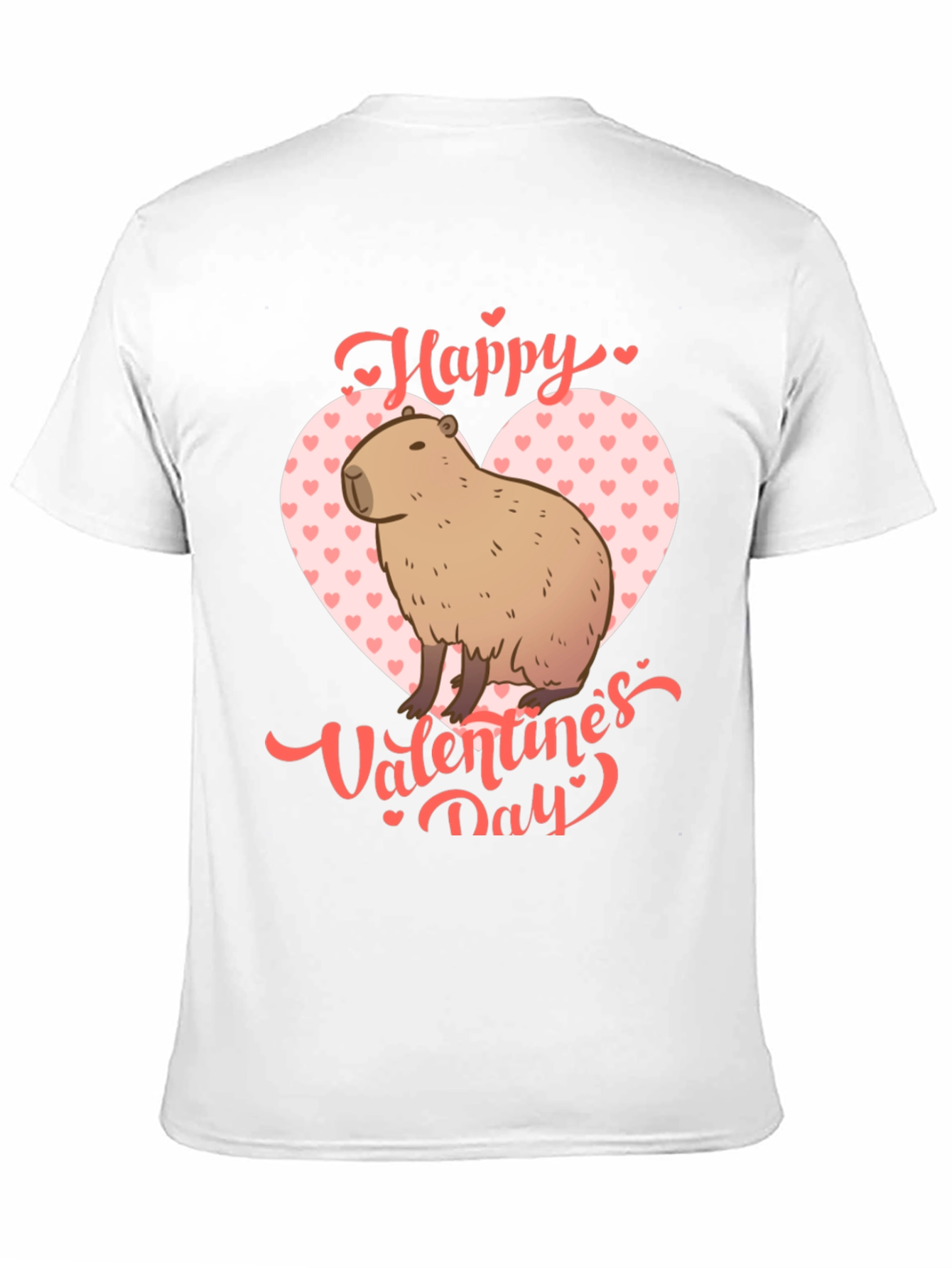 Happy Valentines Day Capybara T-Shirt
