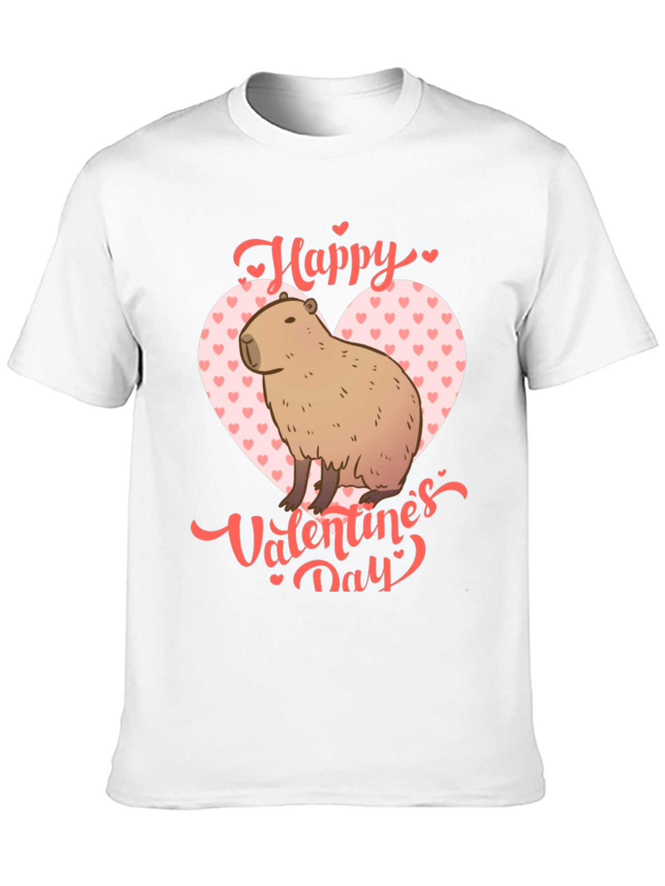 Happy Valentines Day Capybara T-Shirt