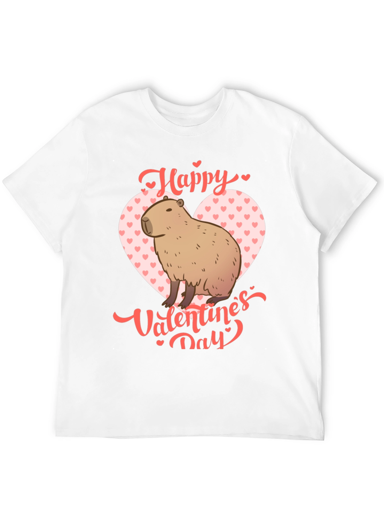 Happy Valentines Day Capybara T-Shirt