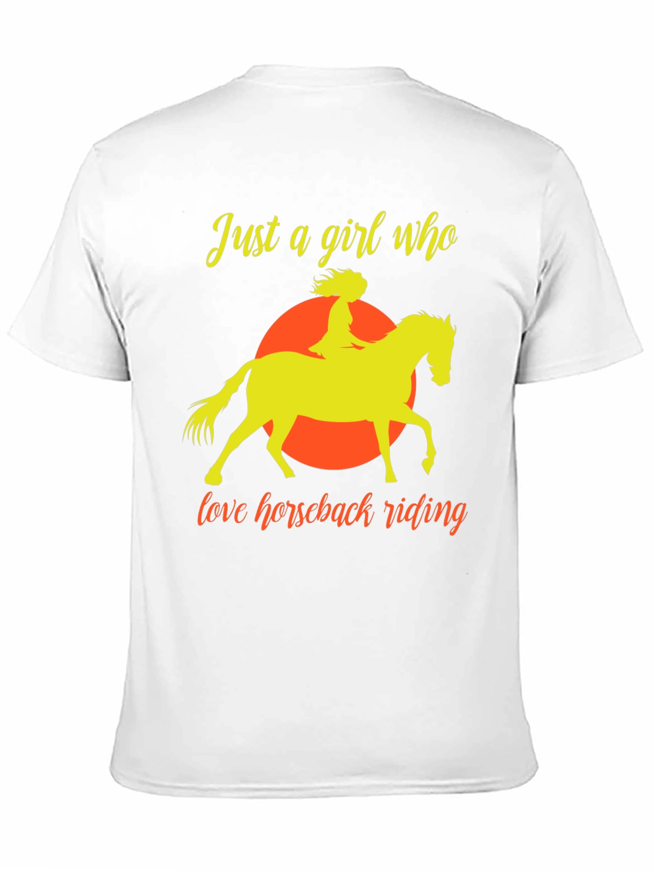 Horseback Riding Graphic T-Shirt - Equestrian Girl Tee