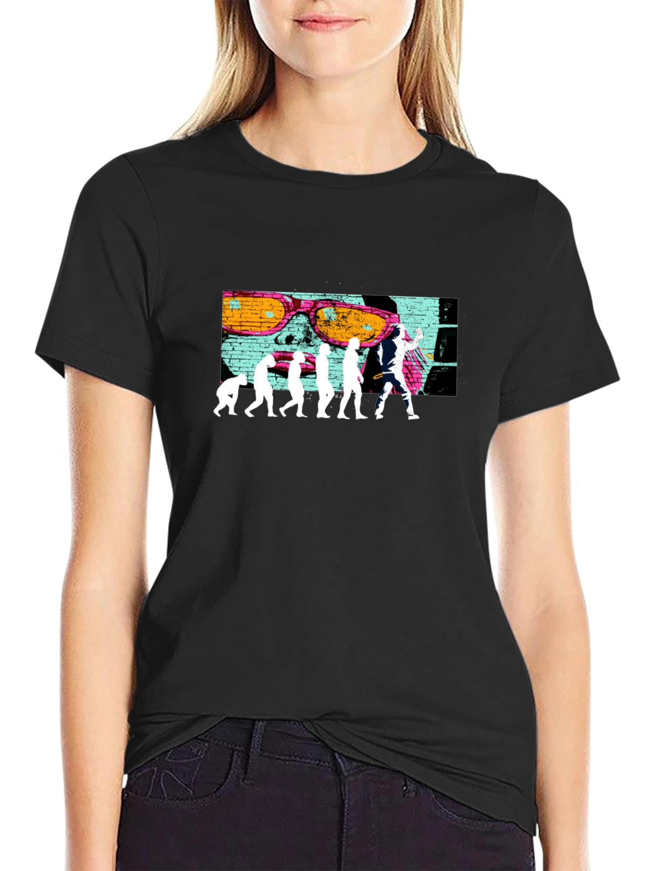 Evolution of Party T-Shirt - Black