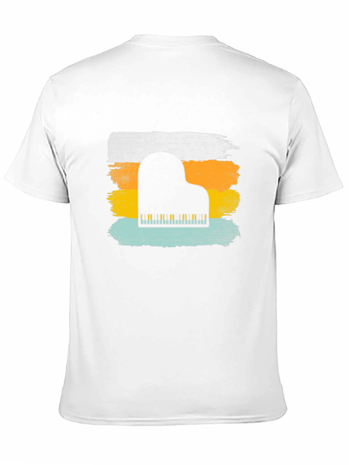 Retro Piano T-Shirt - Music Lover Tee