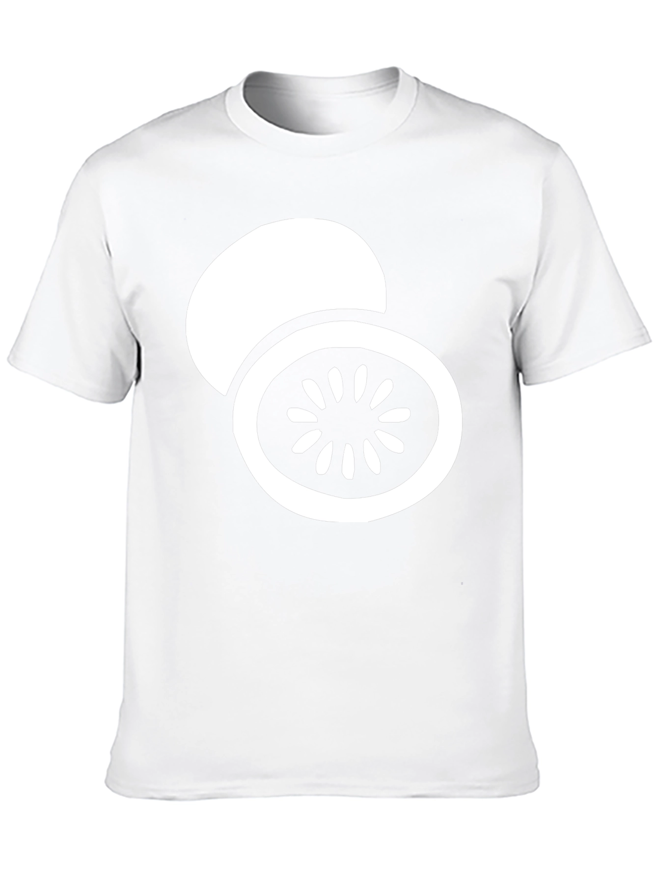 Kiwi Graphic Tee - Black Cotton Casual Shirt