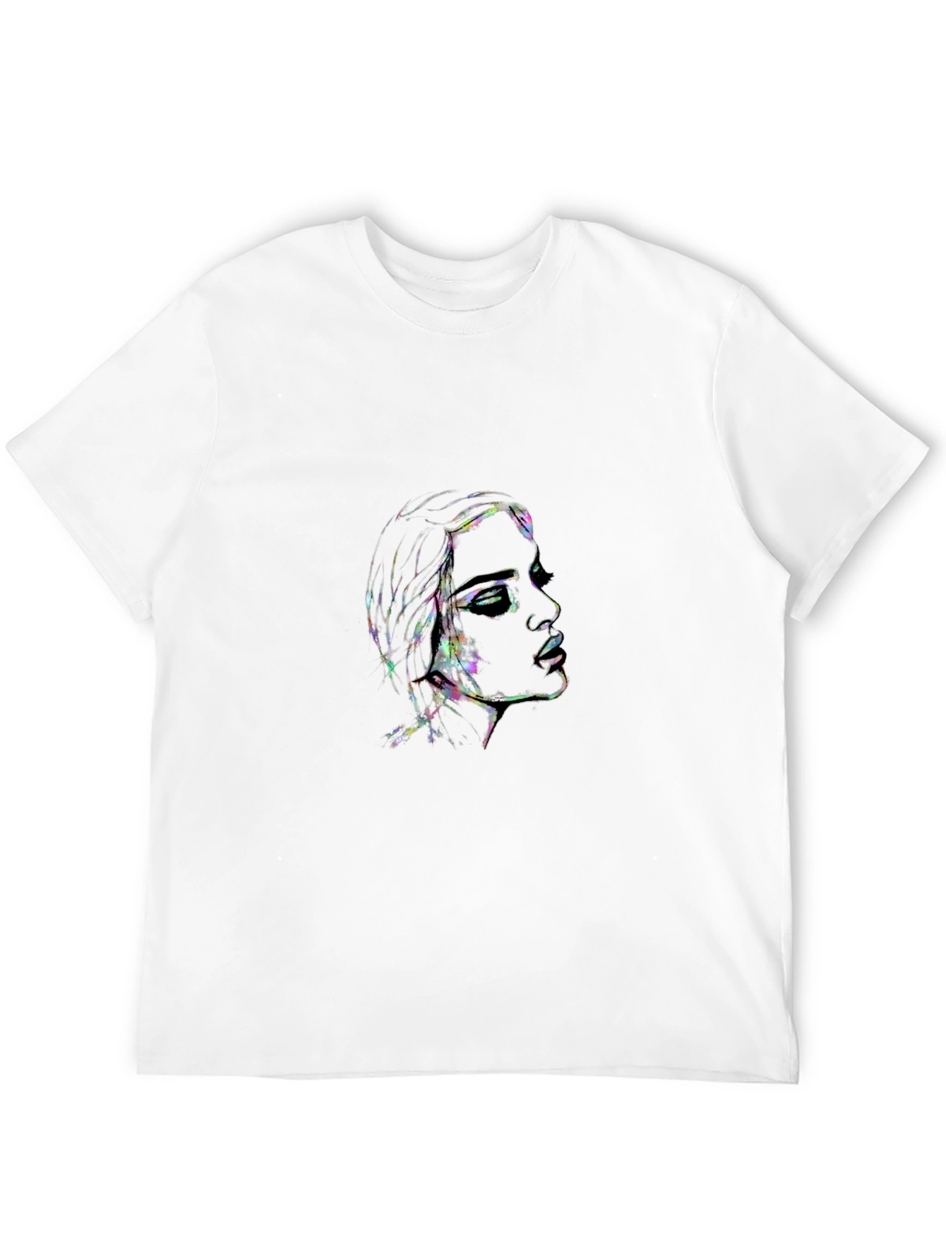 Prismatic Woman Graphic Black T-Shirt