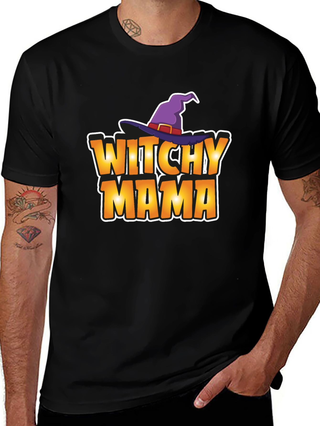 Witchy Mama Graphic Tee - Halloween