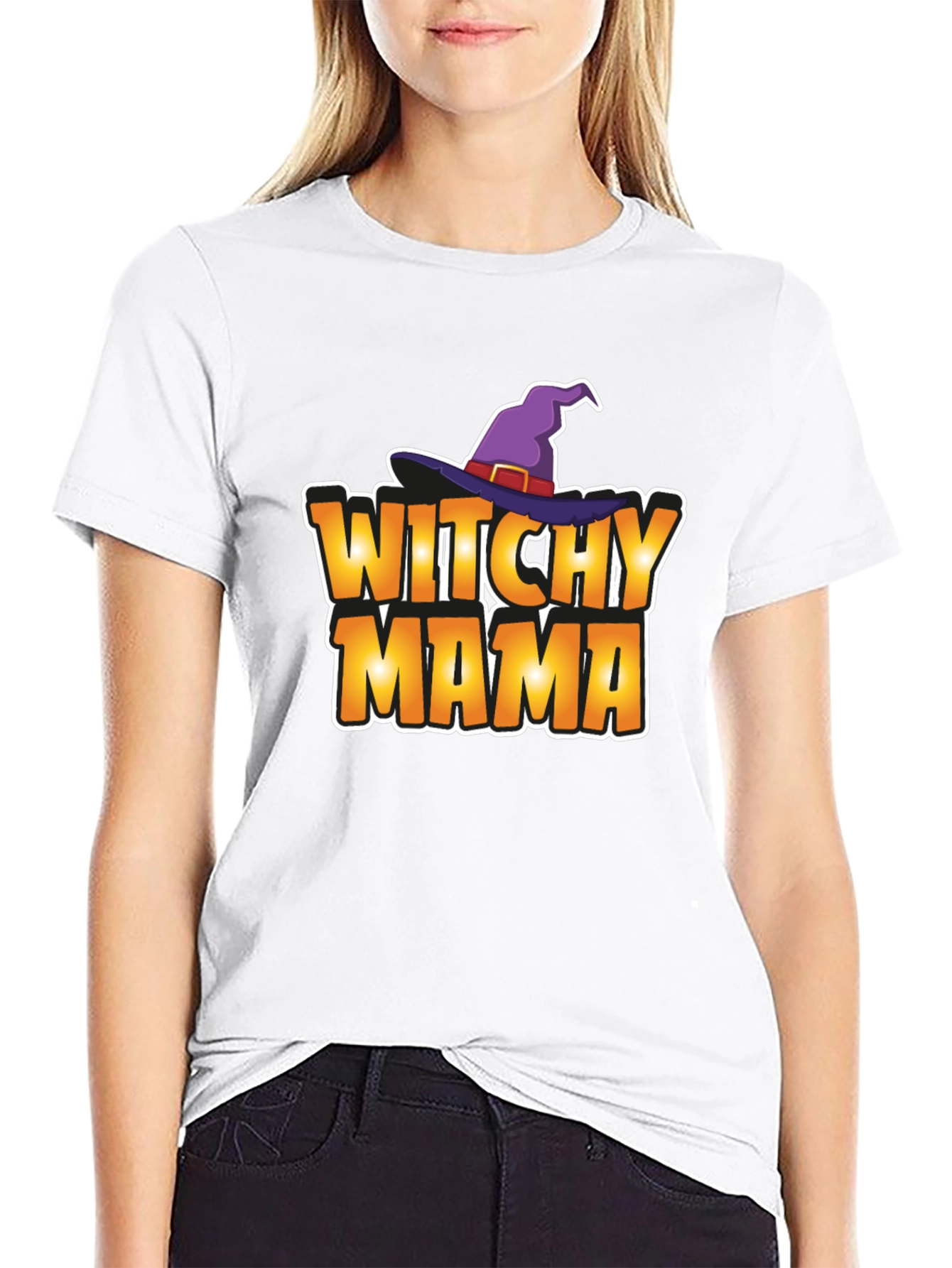 Witchy Mama Graphic Tee - Halloween