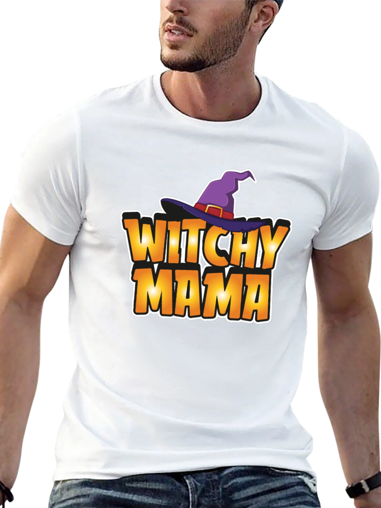 Witchy Mama Graphic Tee - Halloween