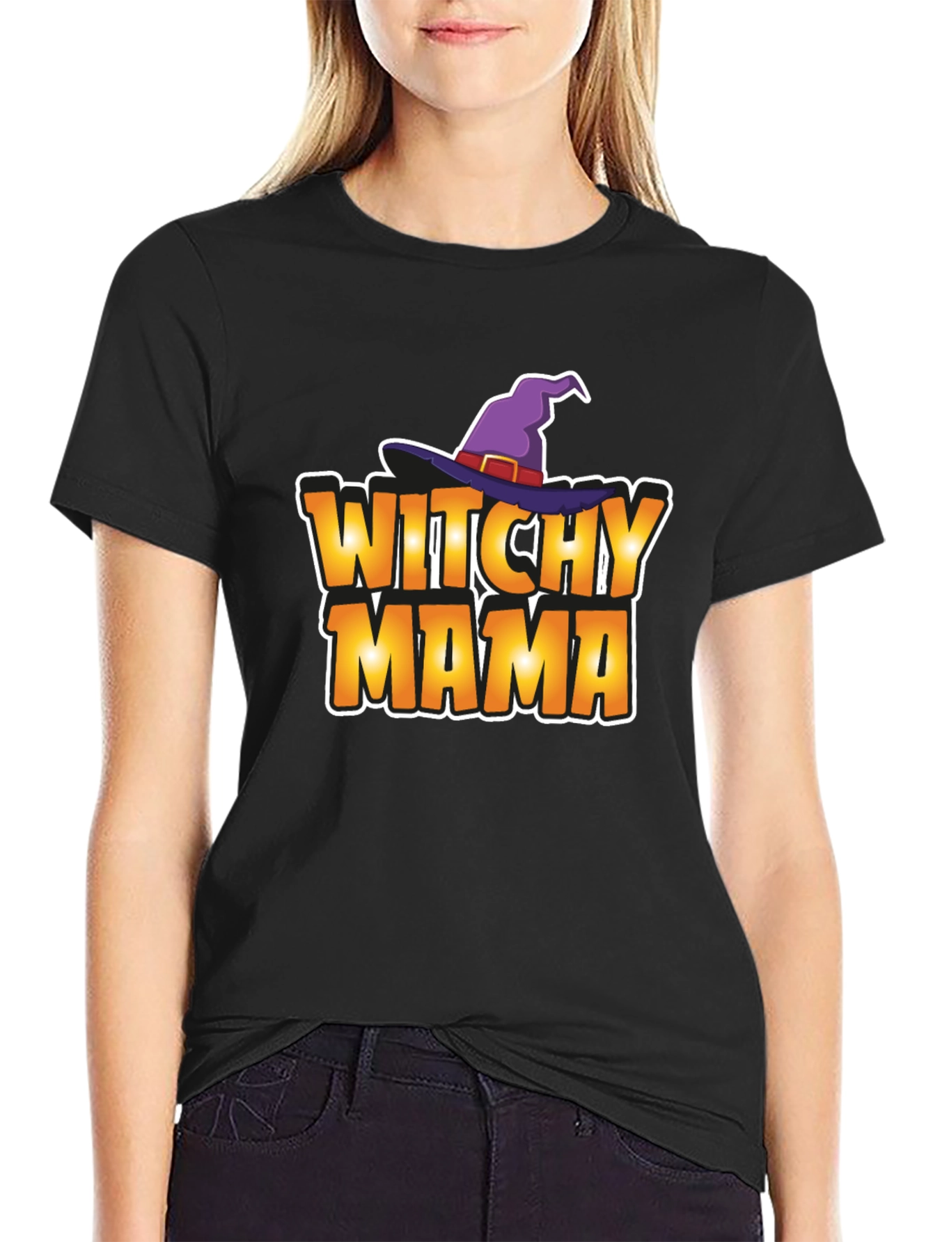 Witchy Mama Graphic Tee - Halloween