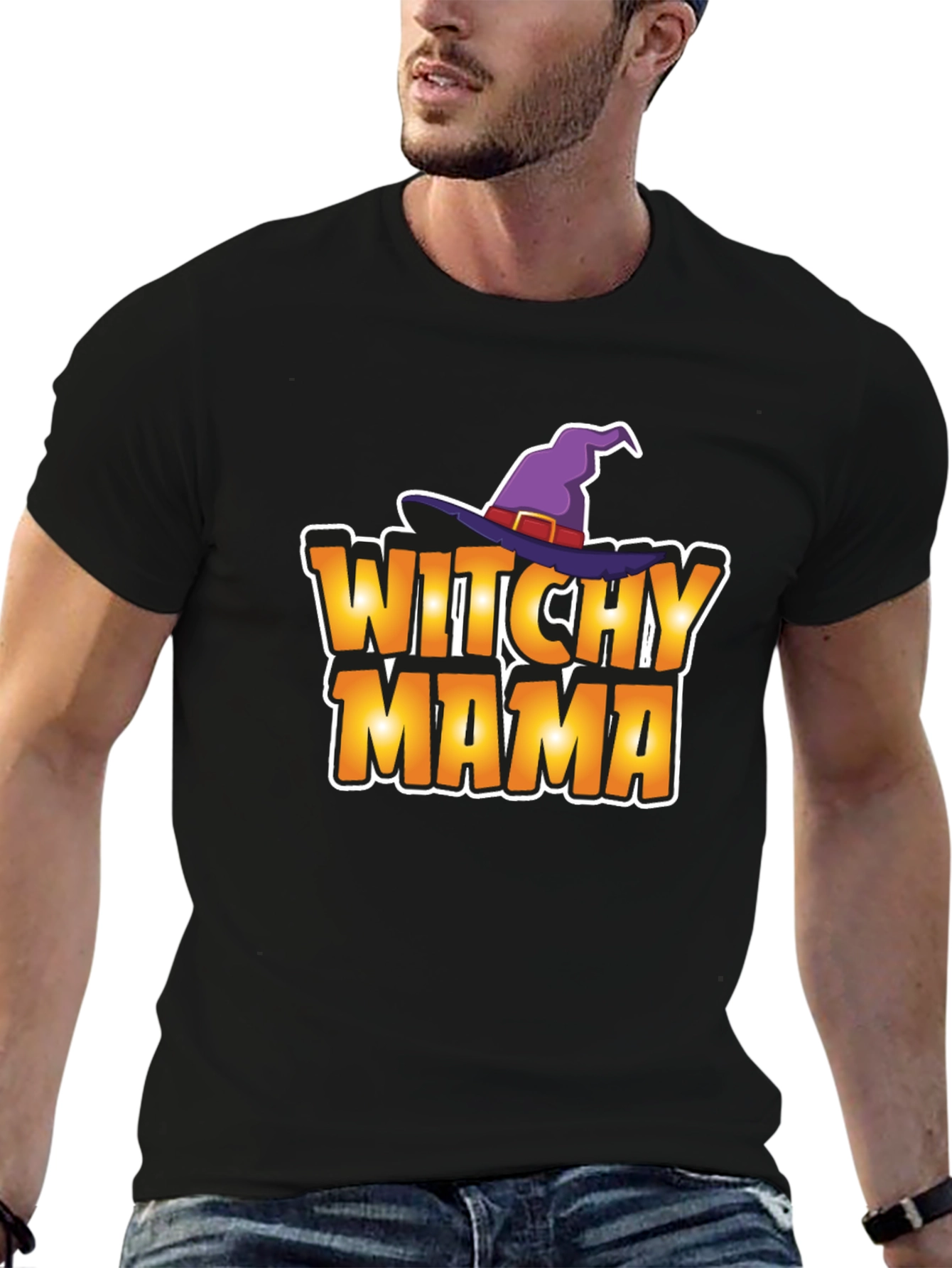Witchy Mama Graphic Tee - Halloween