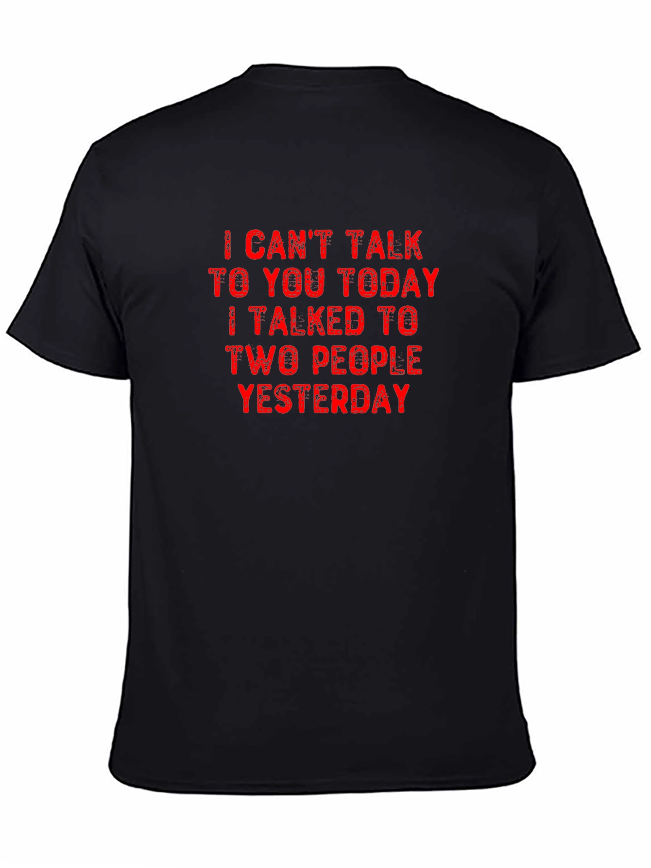 Funny I Cant Talk Today T-Shirt